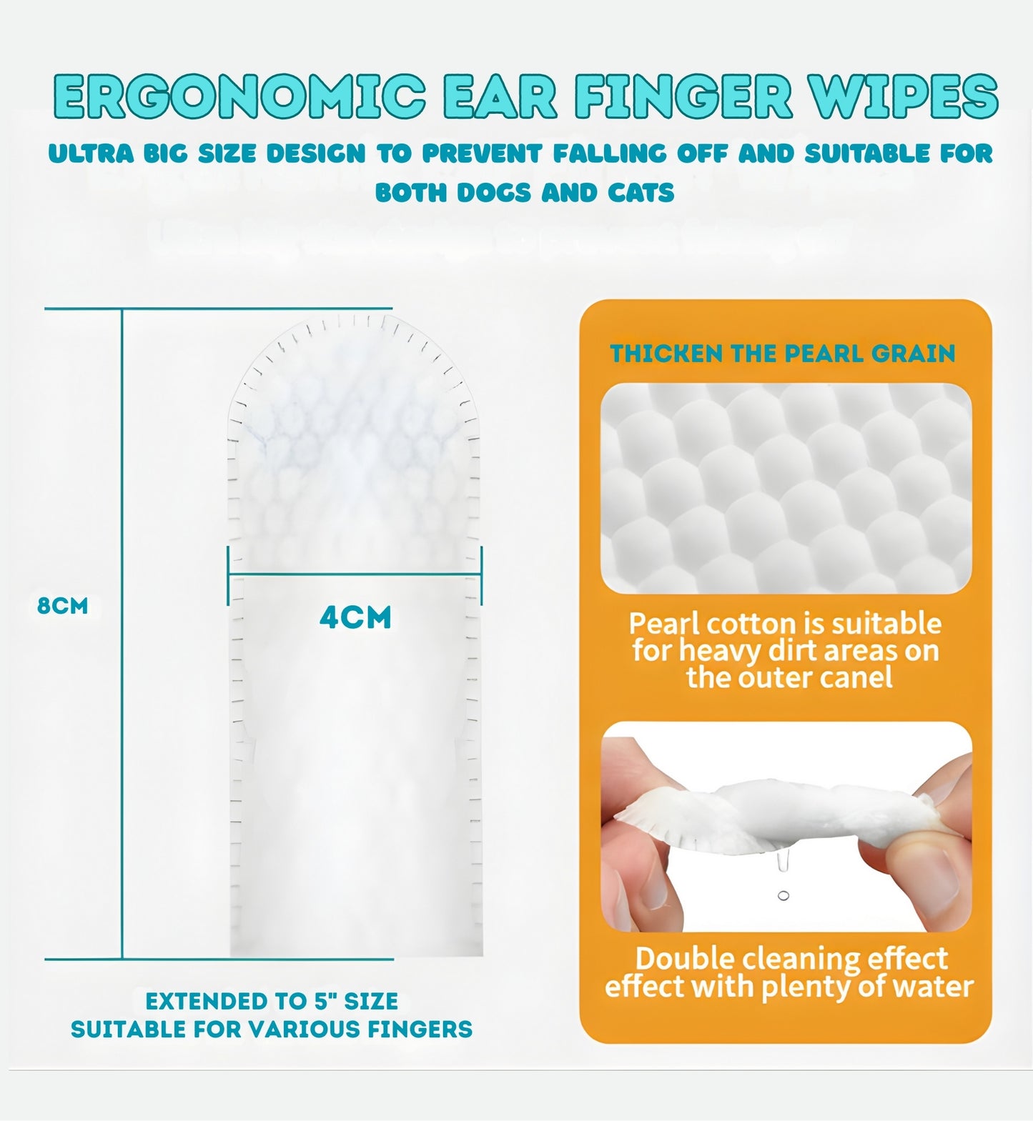 PET EAR CLEANER ( FINGER WIPES )