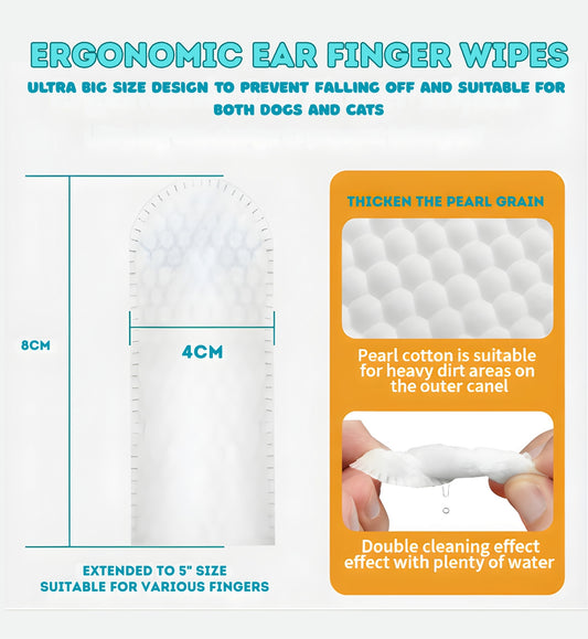PET EAR CLEANER ( FINGER WIPES )